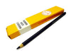 A single tailors' cloth marking pencil beside its yellow packaging box with the brand name 'Hancocks' visible on it.